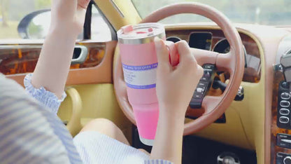 Cachée Cup Insulated Thermal Cup with Handle (five colors, three sizes)