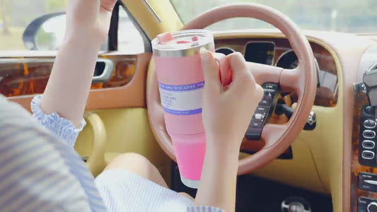 Cachée Cup Insulated Thermal Cup with Handle (five colors, three sizes)